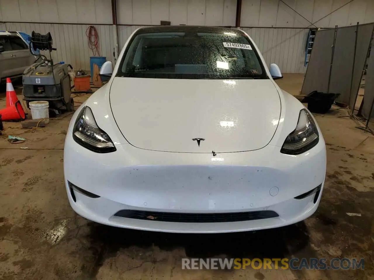 5 fotografías del automóvil dañado 7SAYGDEEXNA012904 TESLA MODEL Y 2022