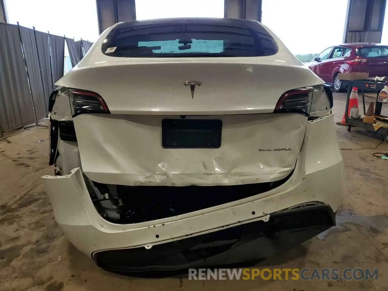 6 fotografías del automóvil dañado 7SAYGDEEXNA012904 TESLA MODEL Y 2022
