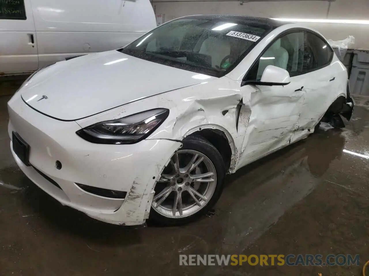 1 fotografías del automóvil dañado 7SAYGDEEXNF324434 TESLA MODEL Y 2022