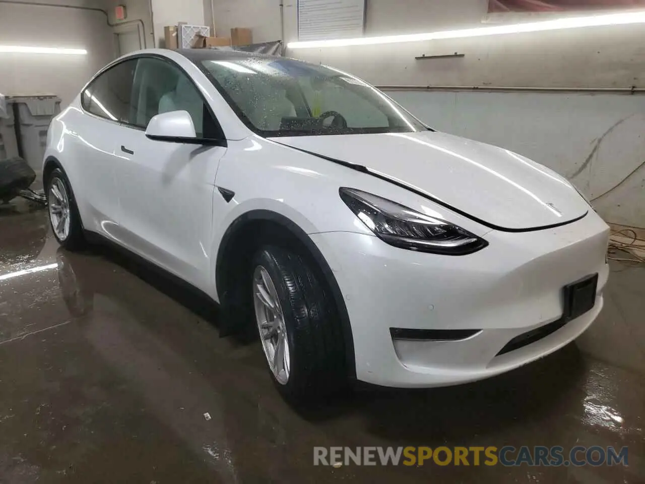 4 fotografías del automóvil dañado 7SAYGDEEXNF324434 TESLA MODEL Y 2022