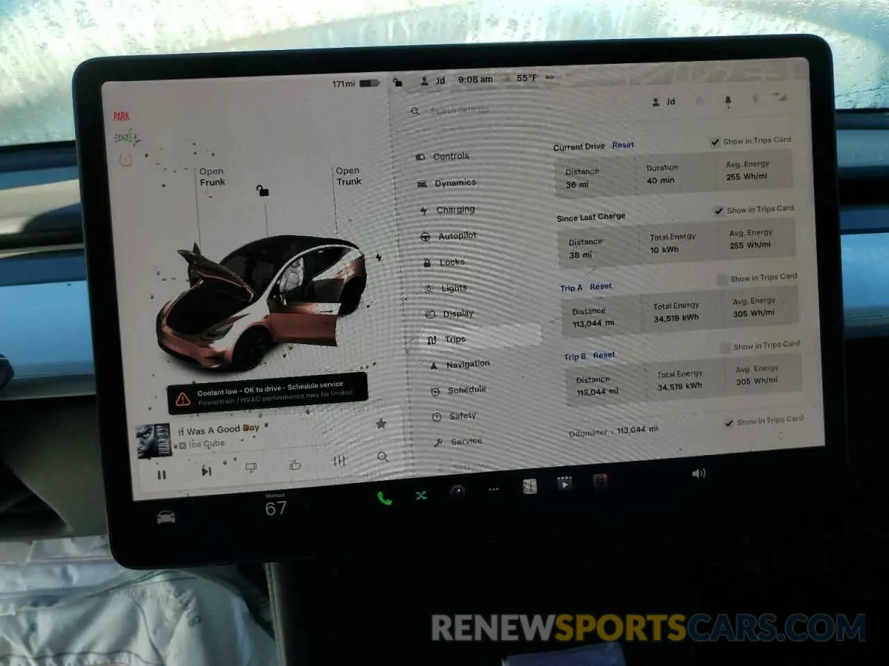 9 fotografías del automóvil dañado 7SAYGDEEXNF325891 TESLA MODEL Y 2022