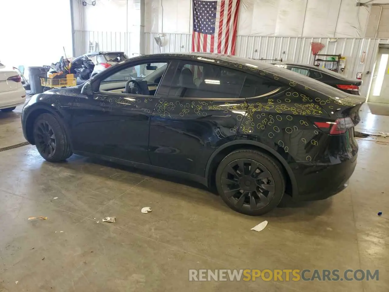 2 fotografías del automóvil dañado 7SAYGDEEXNF342349 TESLA MODEL Y 2022