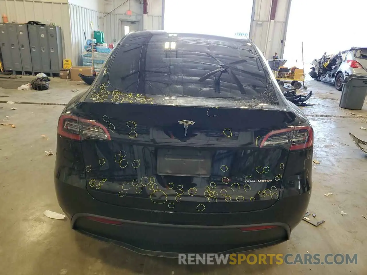 6 fotografías del automóvil dañado 7SAYGDEEXNF342349 TESLA MODEL Y 2022