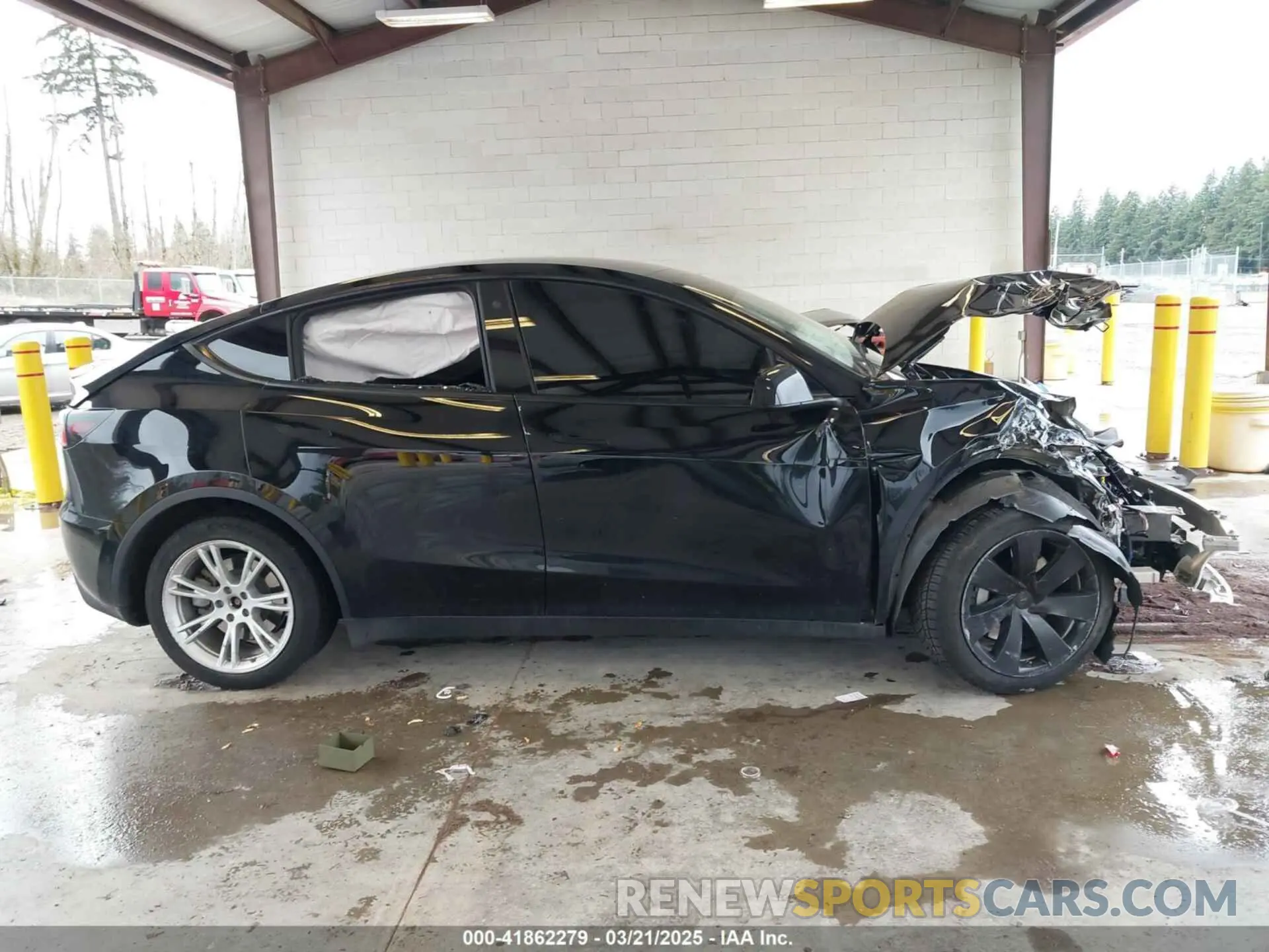 13 fotografías del automóvil dañado 7SAYGDEEXNF363914 TESLA MODEL Y 2022