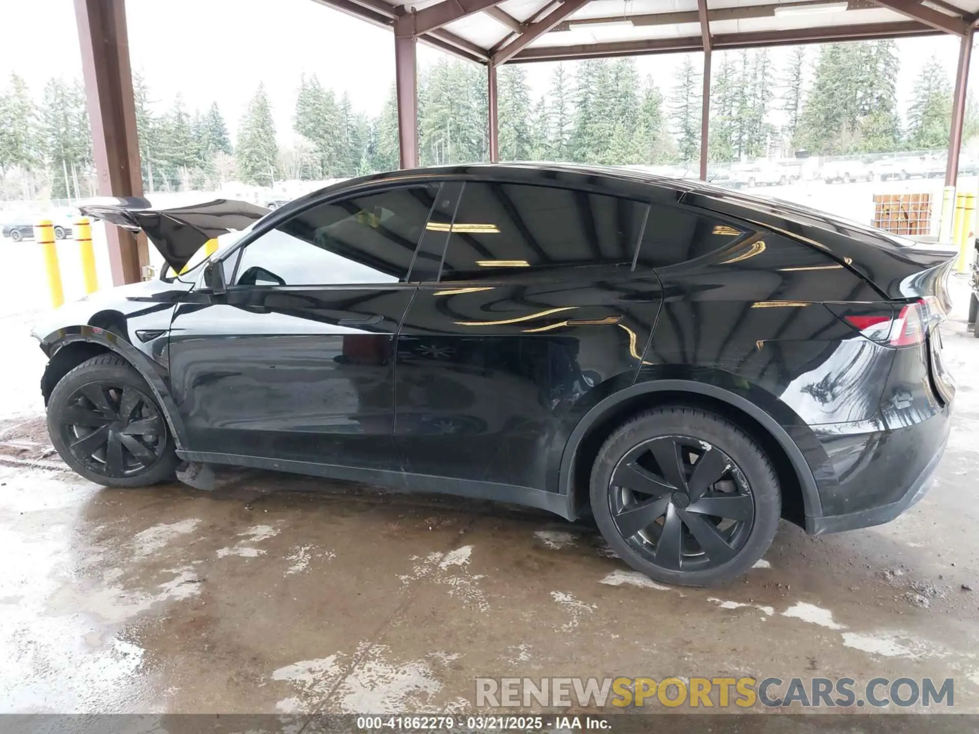 14 fotografías del automóvil dañado 7SAYGDEEXNF363914 TESLA MODEL Y 2022