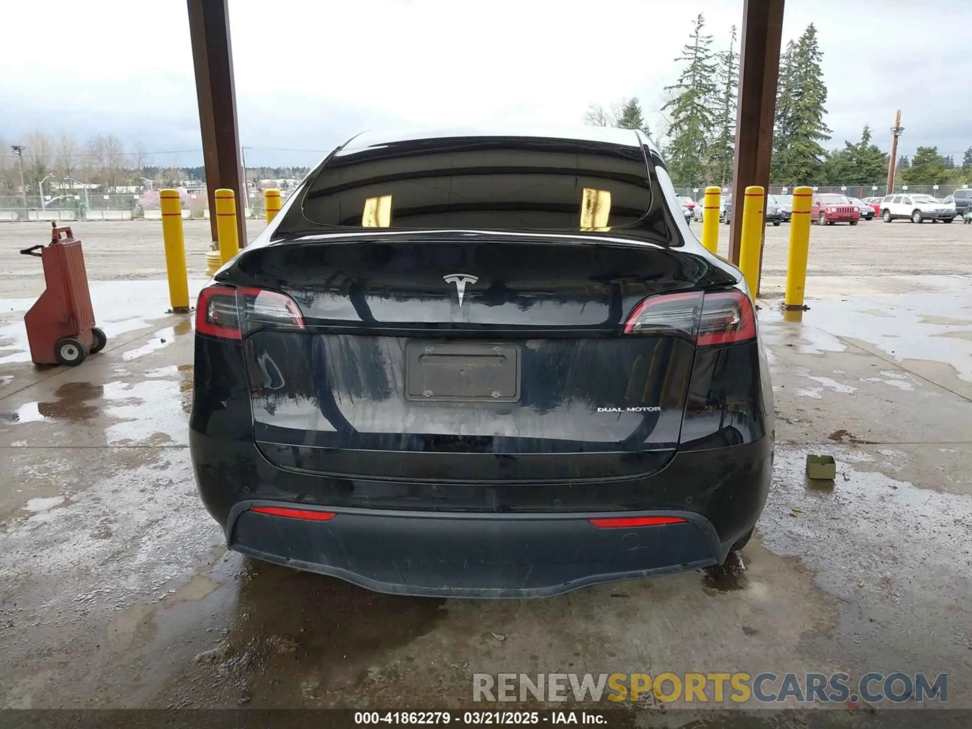 16 fotografías del automóvil dañado 7SAYGDEEXNF363914 TESLA MODEL Y 2022