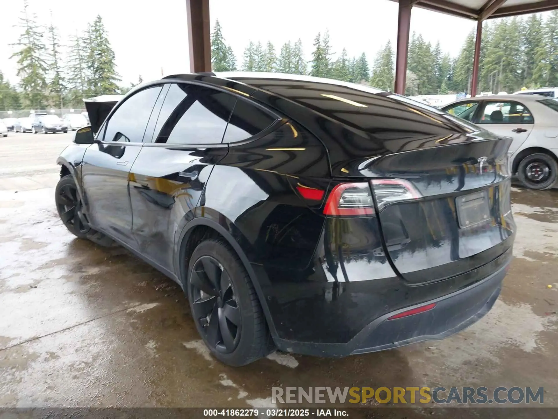 3 fotografías del automóvil dañado 7SAYGDEEXNF363914 TESLA MODEL Y 2022