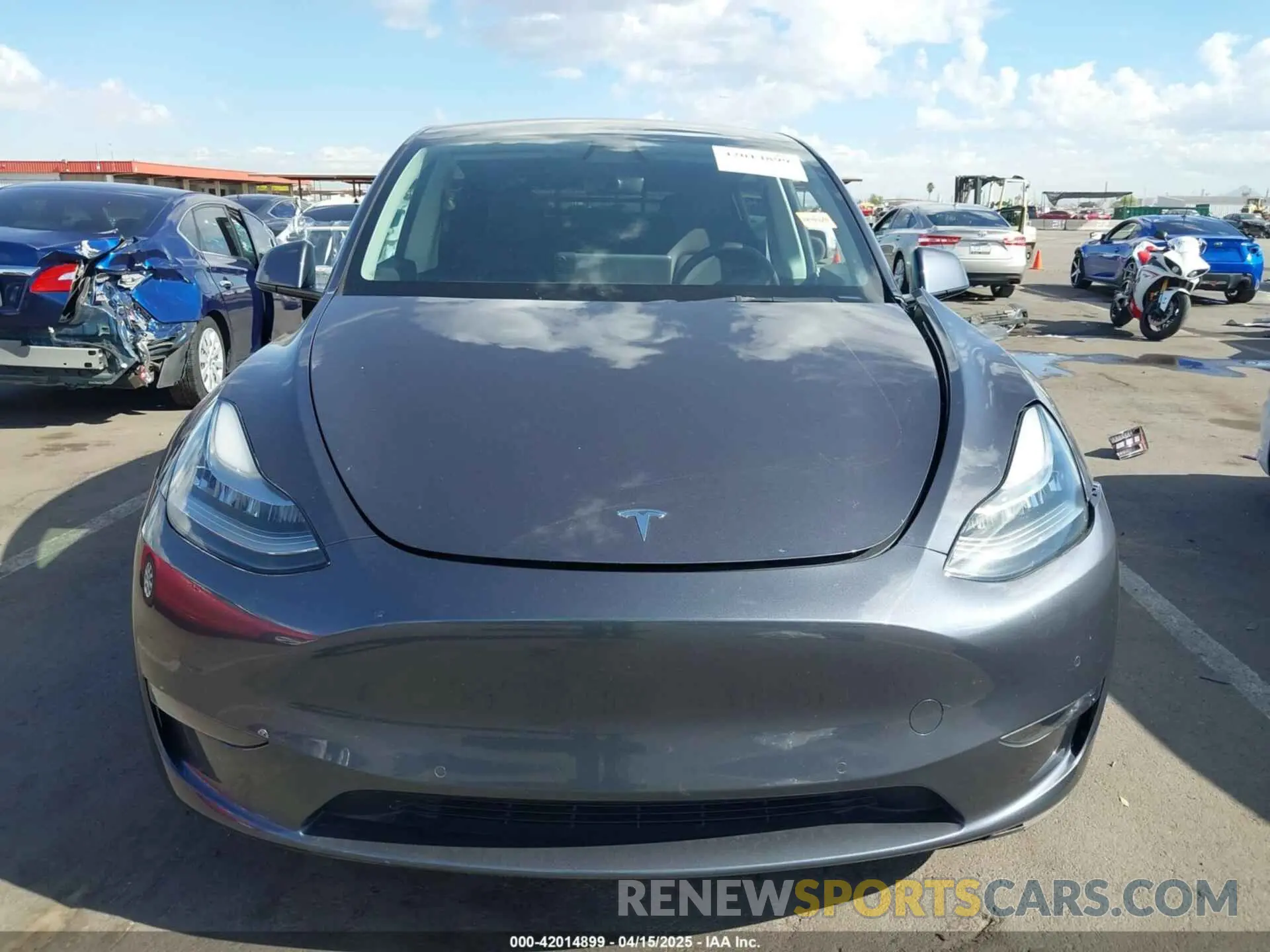 11 fotografías del automóvil dañado 7SAYGDEEXNF367073 TESLA MODEL Y 2022