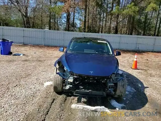 11 fotografías del automóvil dañado 7SAYGDEEXNF386593 TESLA MODEL Y 2022