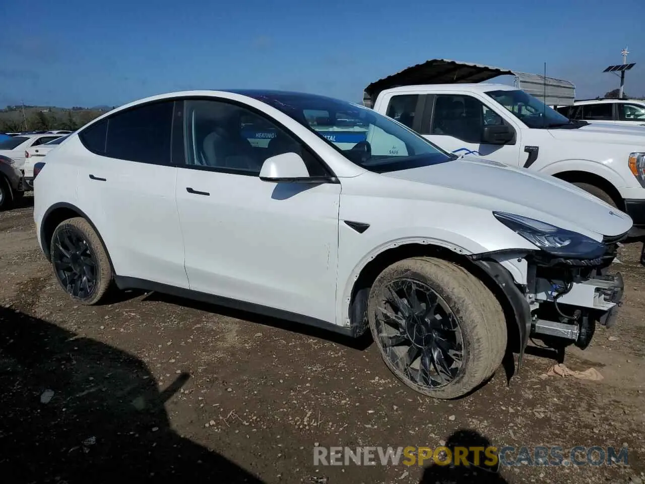 4 fotografías del automóvil dañado 7SAYGDEEXNF494132 TESLA MODEL Y 2022