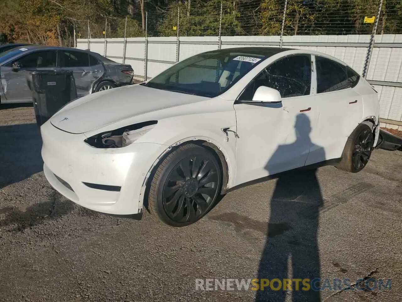 1 fotografías del automóvil dañado 7SAYGDEF0NF328775 TESLA MODEL Y 2022