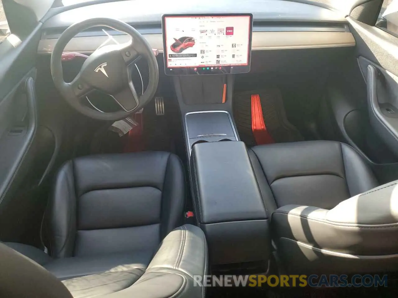 8 fotografías del automóvil dañado 7SAYGDEF0NF328775 TESLA MODEL Y 2022