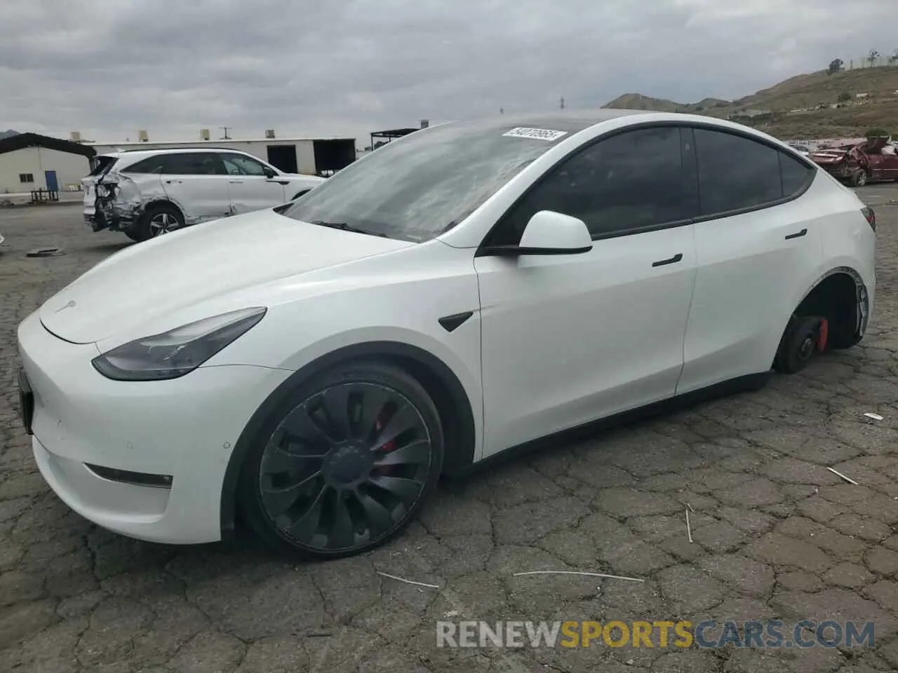 1 fotografías del automóvil dañado 7SAYGDEF0NF358309 TESLA MODEL Y 2022