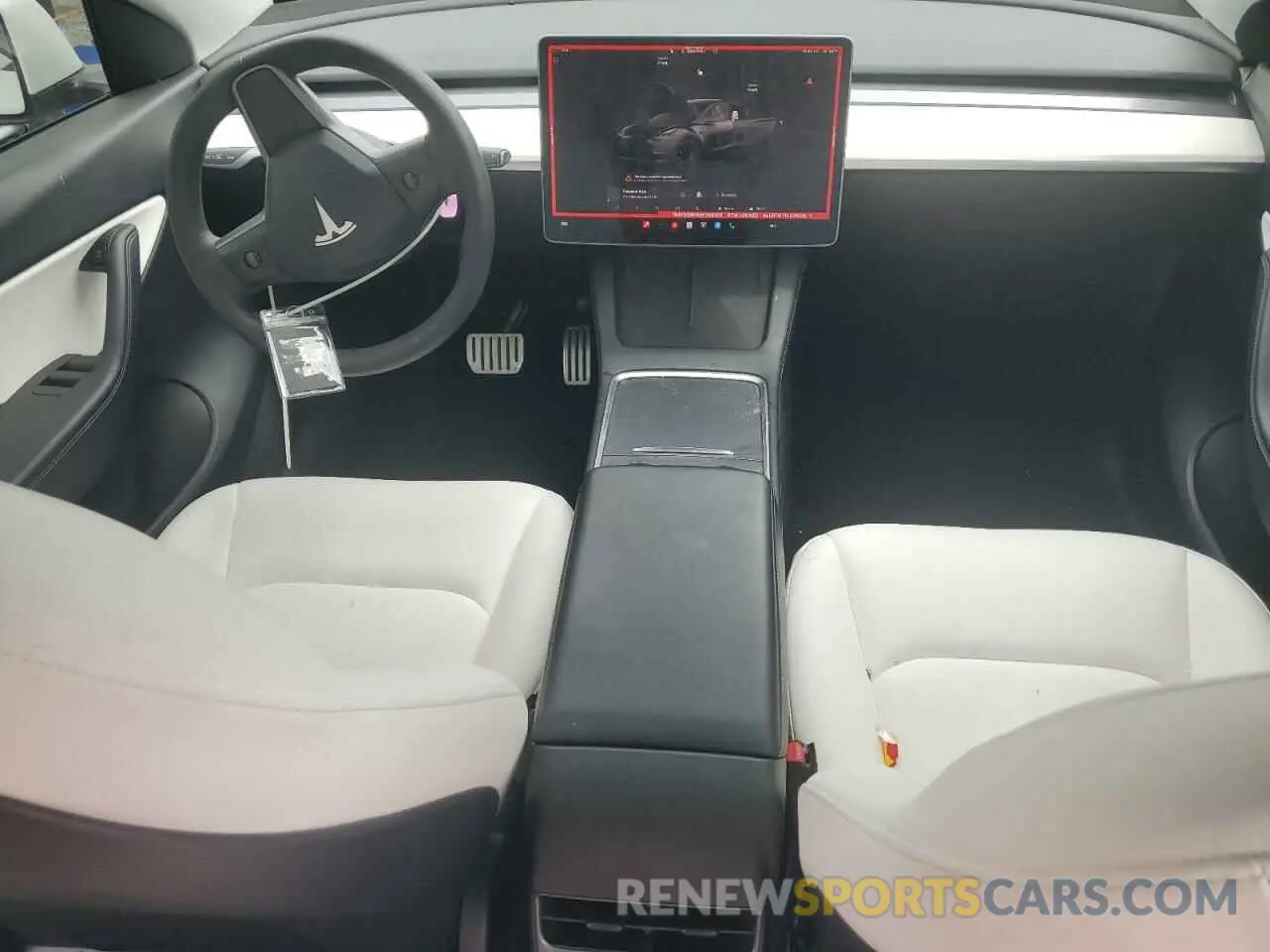 8 fotografías del automóvil dañado 7SAYGDEF0NF358309 TESLA MODEL Y 2022