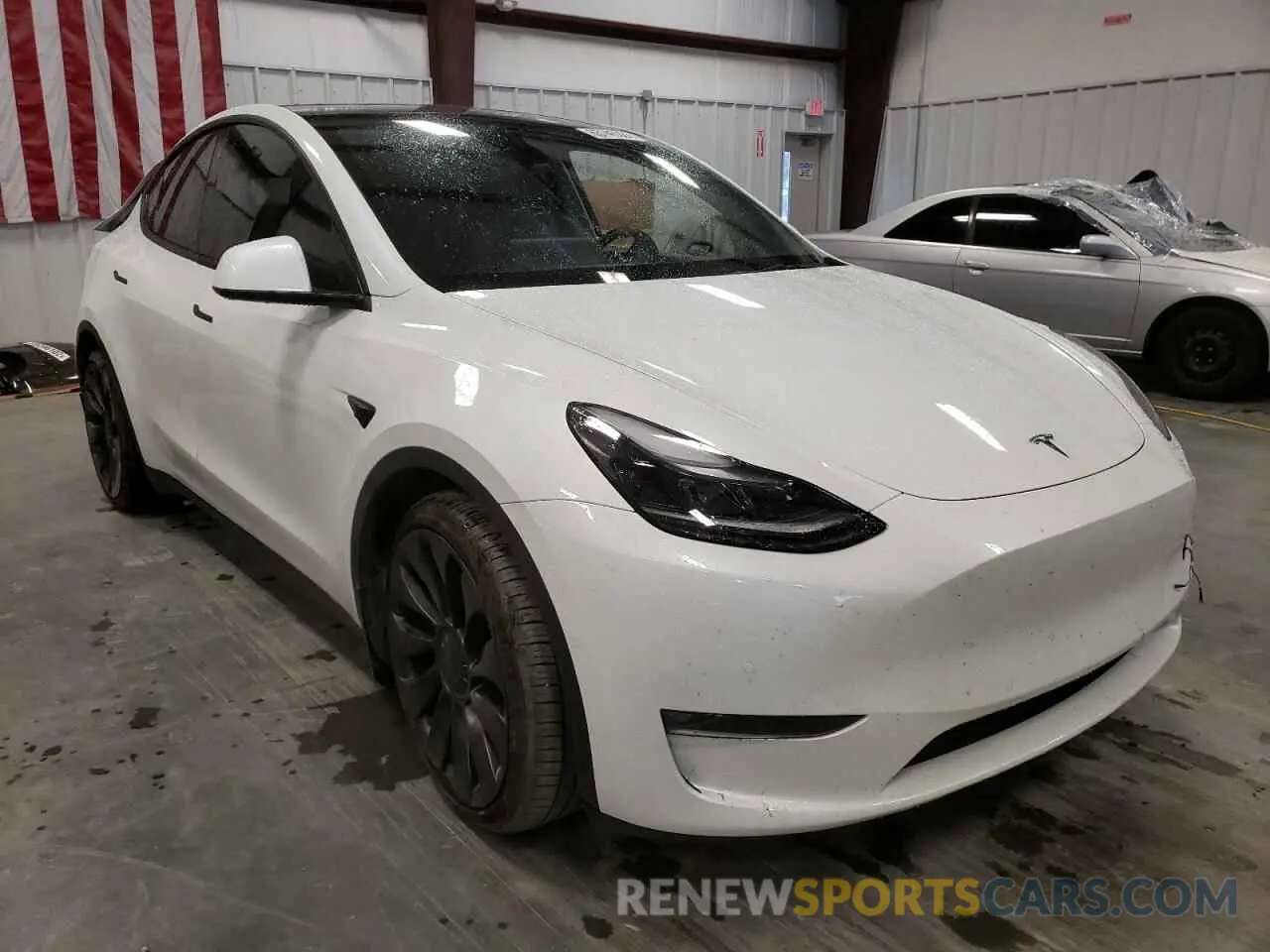 1 fotografías del automóvil dañado 7SAYGDEF0NF358603 TESLA MODEL Y 2022