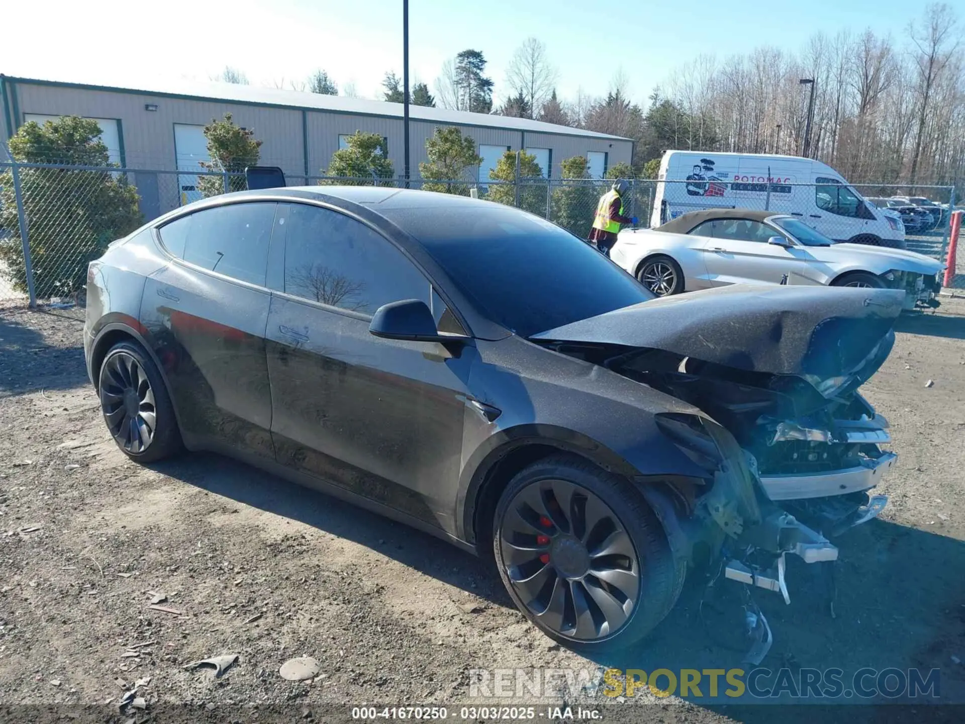 1 fotografías del automóvil dañado 7SAYGDEF0NF447460 TESLA MODEL Y 2022