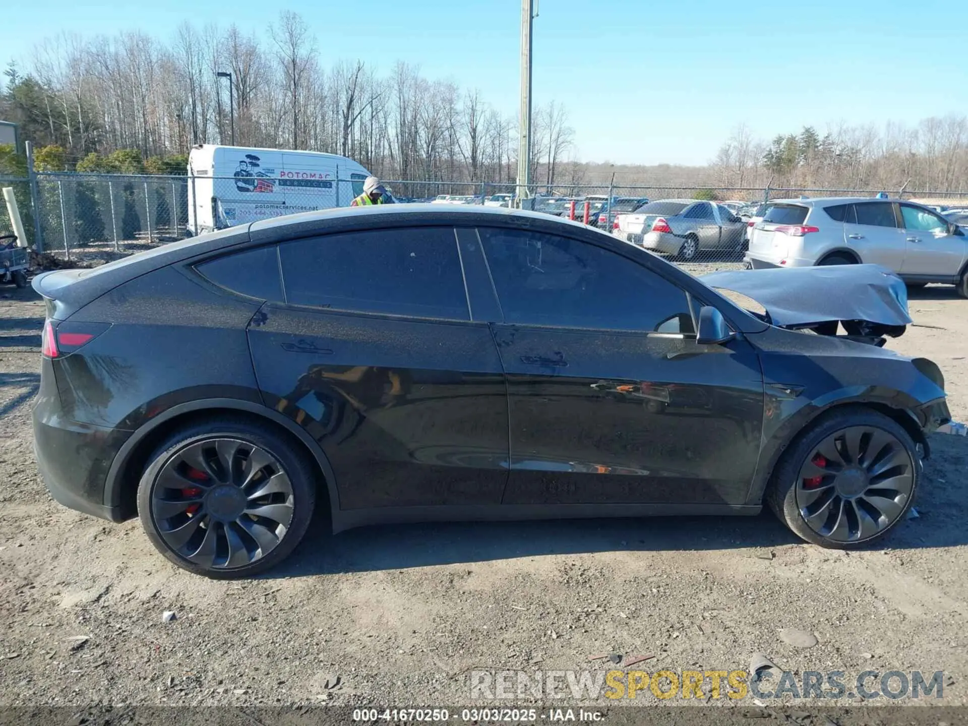 14 fotografías del automóvil dañado 7SAYGDEF0NF447460 TESLA MODEL Y 2022