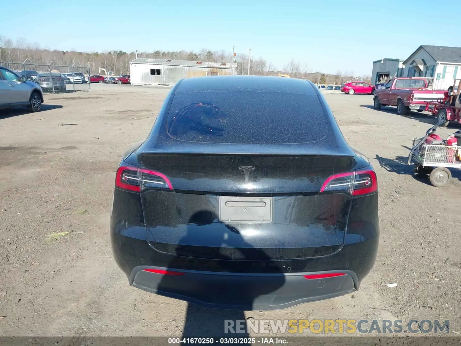 17 fotografías del automóvil dañado 7SAYGDEF0NF447460 TESLA MODEL Y 2022