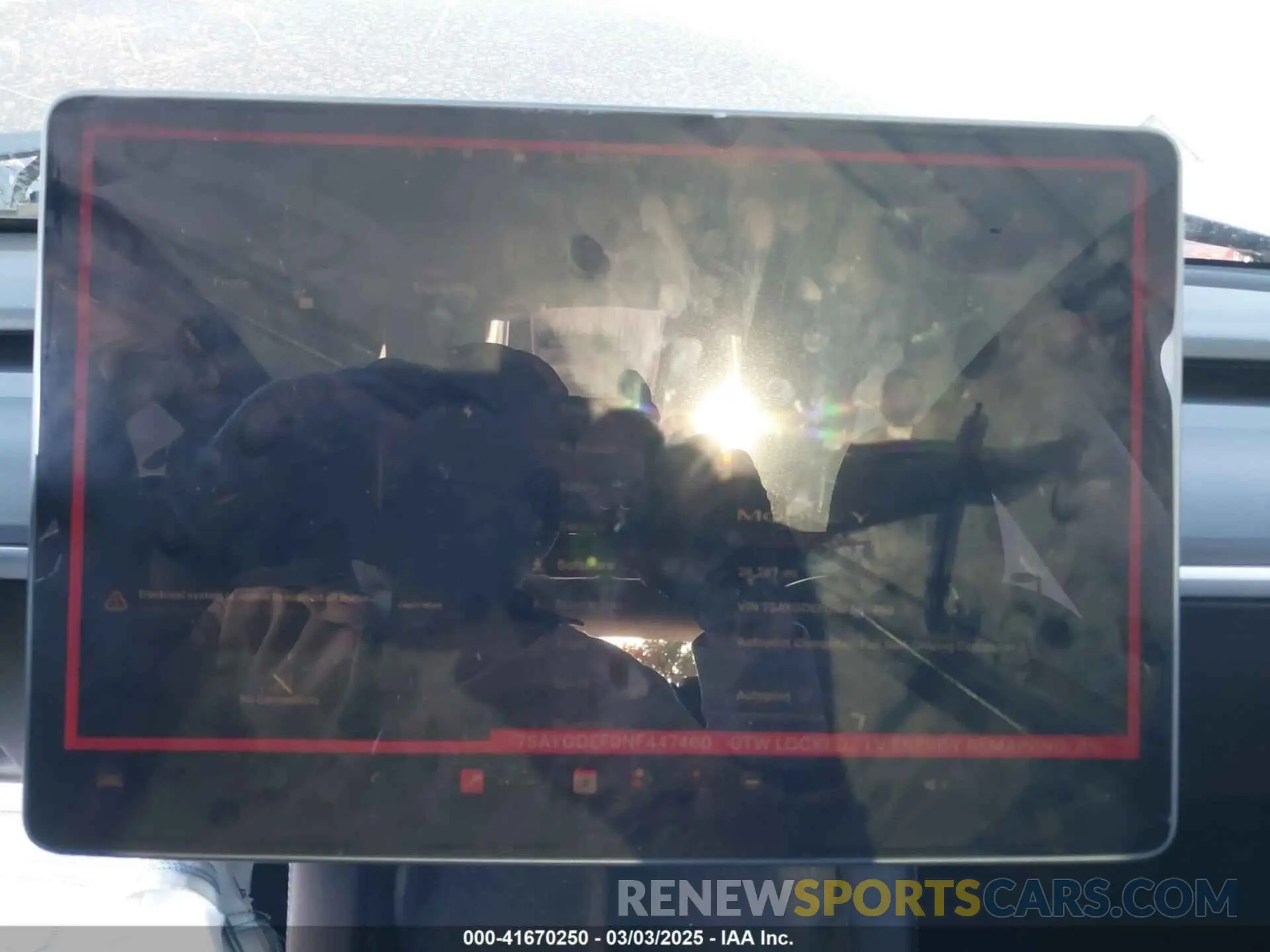 19 fotografías del automóvil dañado 7SAYGDEF0NF447460 TESLA MODEL Y 2022