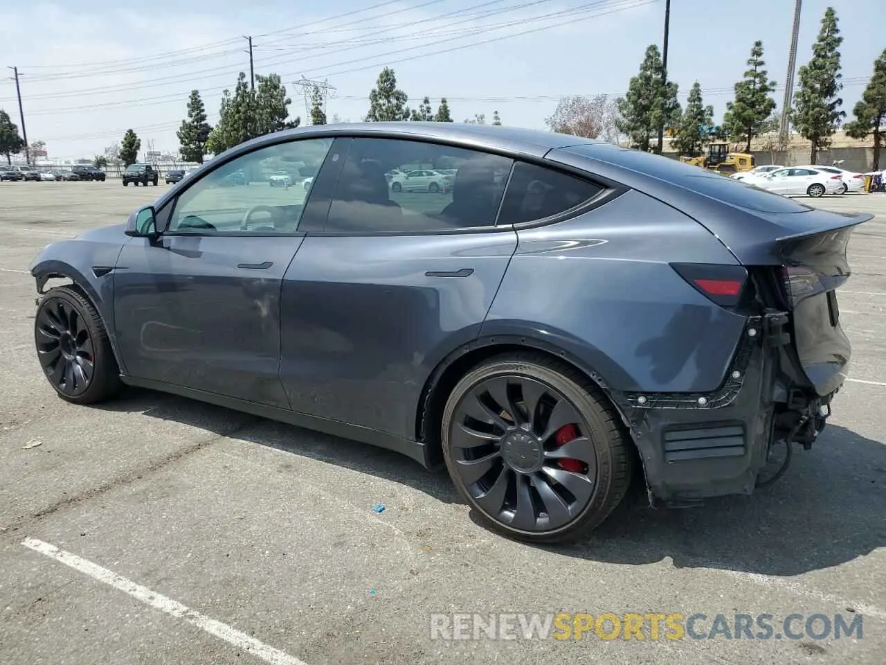 2 fotografías del automóvil dañado 7SAYGDEF0NF511223 TESLA MODEL Y 2022