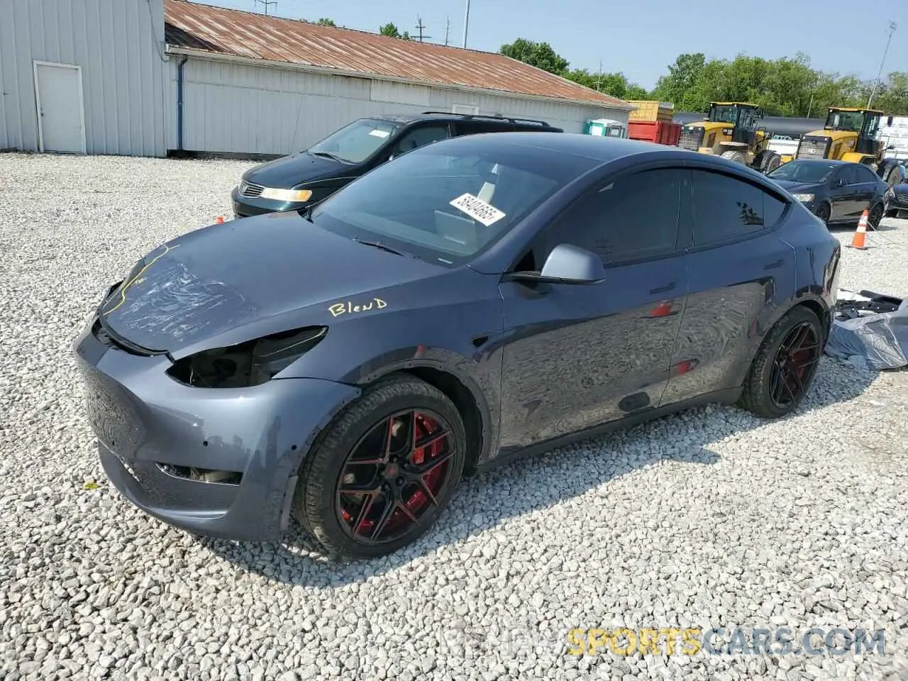 1 fotografías del automóvil dañado 7SAYGDEF0NF524165 TESLA MODEL Y 2022