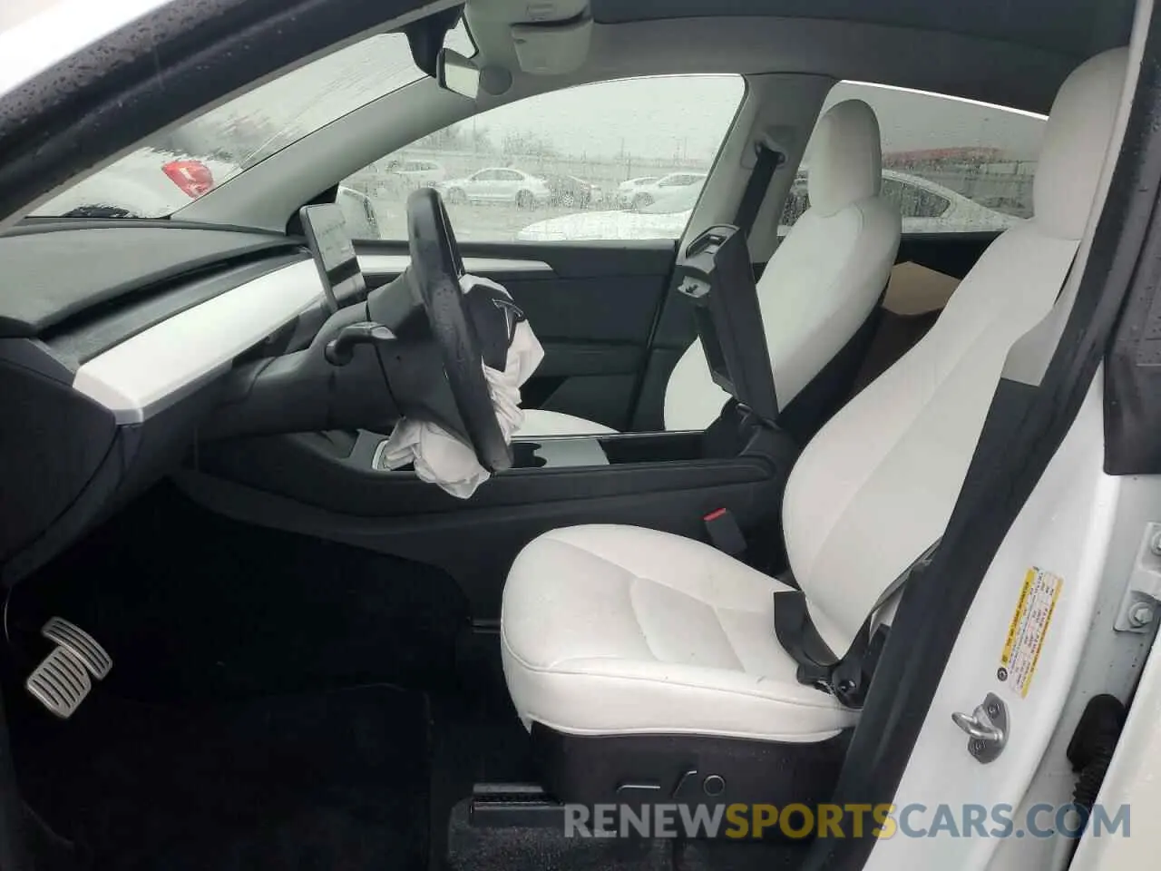 7 fotografías del automóvil dañado 7SAYGDEF0NF539393 TESLA MODEL Y 2022