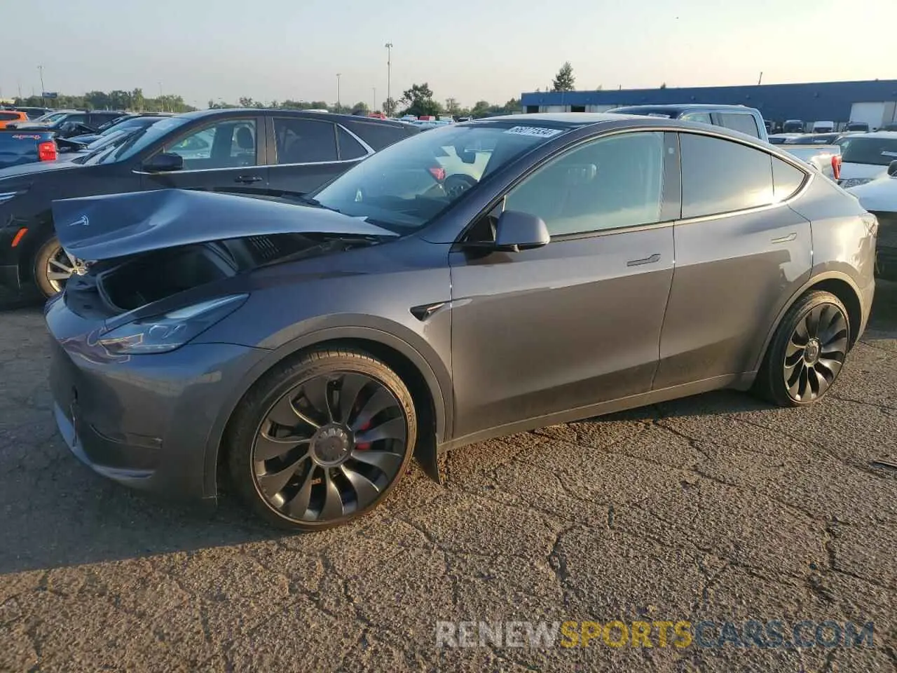 1 fotografías del automóvil dañado 7SAYGDEF0NF555271 TESLA MODEL Y 2022