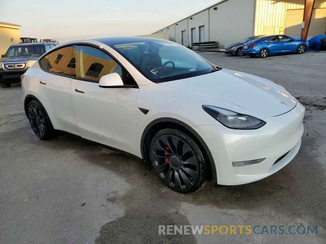1 fotografías del automóvil dañado 7SAYGDEF1NF312178 TESLA MODEL Y 2022