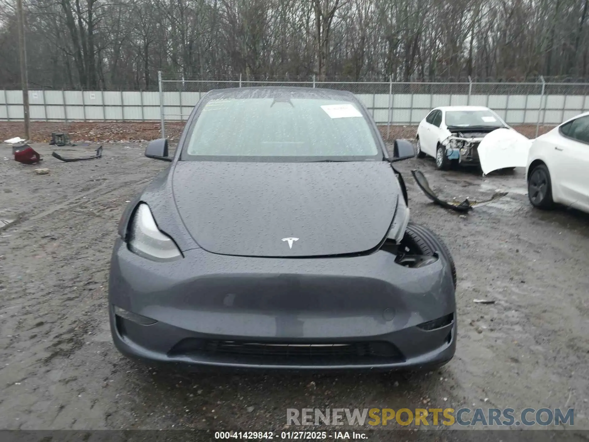 13 fotografías del automóvil dañado 7SAYGDEF1NF379167 TESLA MODEL Y 2022