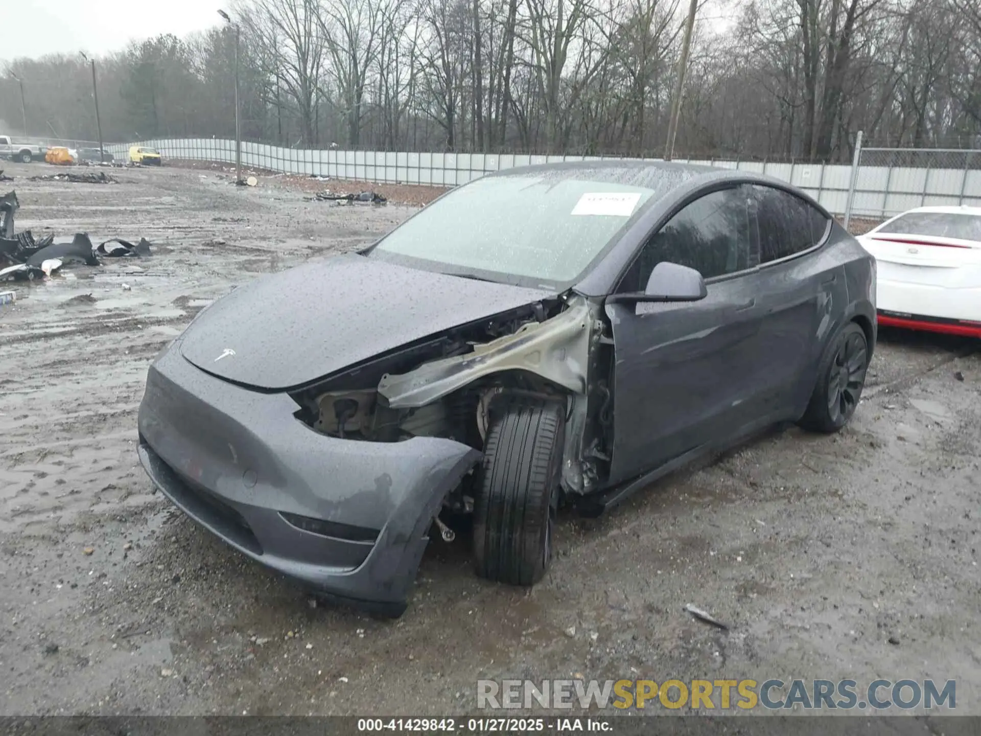 2 fotografías del automóvil dañado 7SAYGDEF1NF379167 TESLA MODEL Y 2022