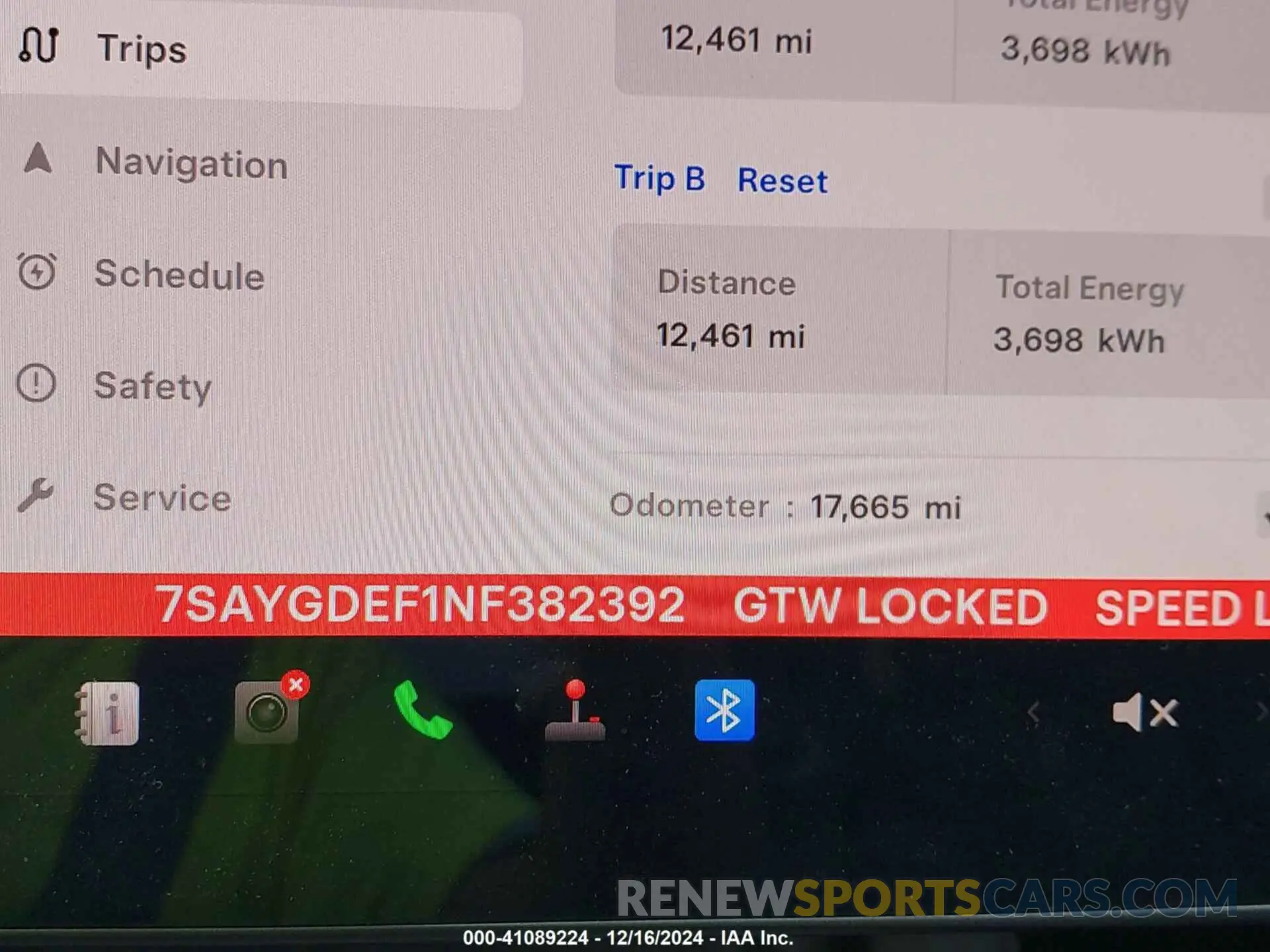 15 fotografías del automóvil dañado 7SAYGDEF1NF382392 TESLA MODEL Y 2022