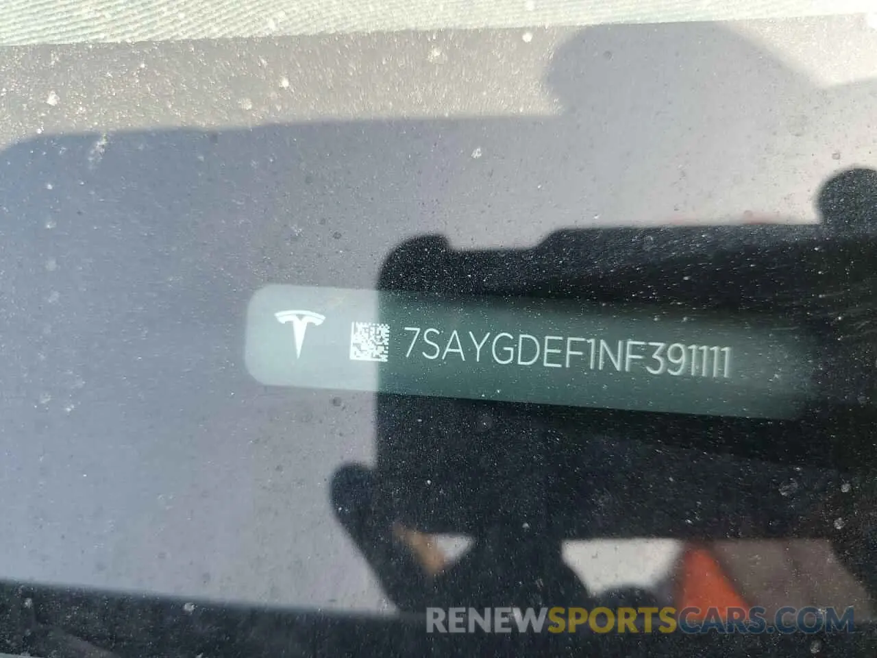 13 fotografías del automóvil dañado 7SAYGDEF1NF391111 TESLA MODEL Y 2022