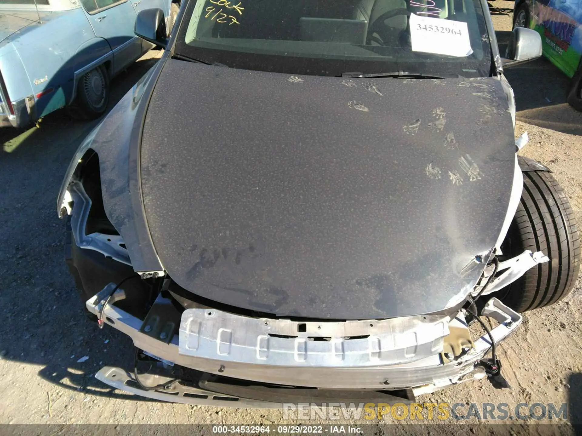 10 fotografías del automóvil dañado 7SAYGDEF1NF397054 TESLA MODEL Y 2022