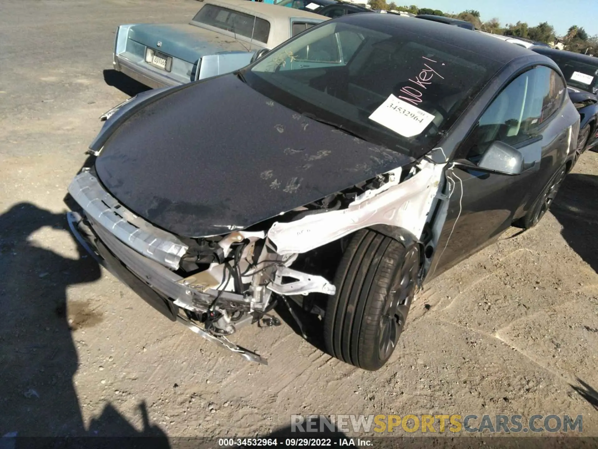 6 fotografías del automóvil dañado 7SAYGDEF1NF397054 TESLA MODEL Y 2022