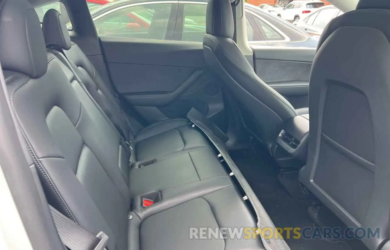 6 fotografías del automóvil dañado 7SAYGDEF1NF436290 TESLA MODEL Y 2022