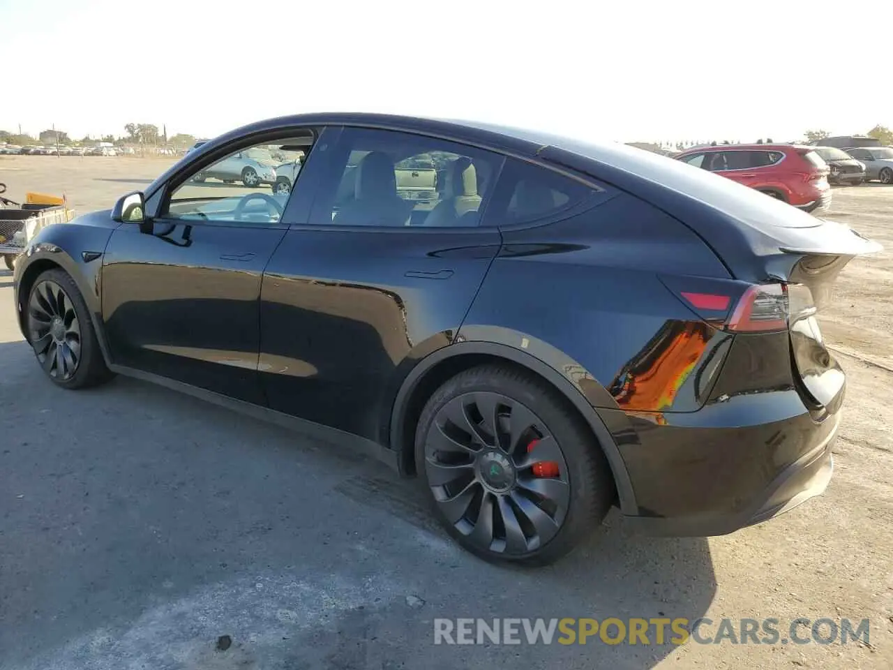2 fotografías del automóvil dañado 7SAYGDEF1NF438668 TESLA MODEL Y 2022