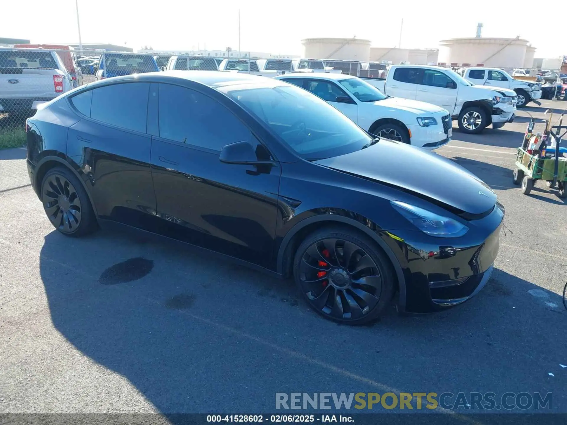 1 fotografías del automóvil dañado 7SAYGDEF1NF453526 TESLA MODEL Y 2022