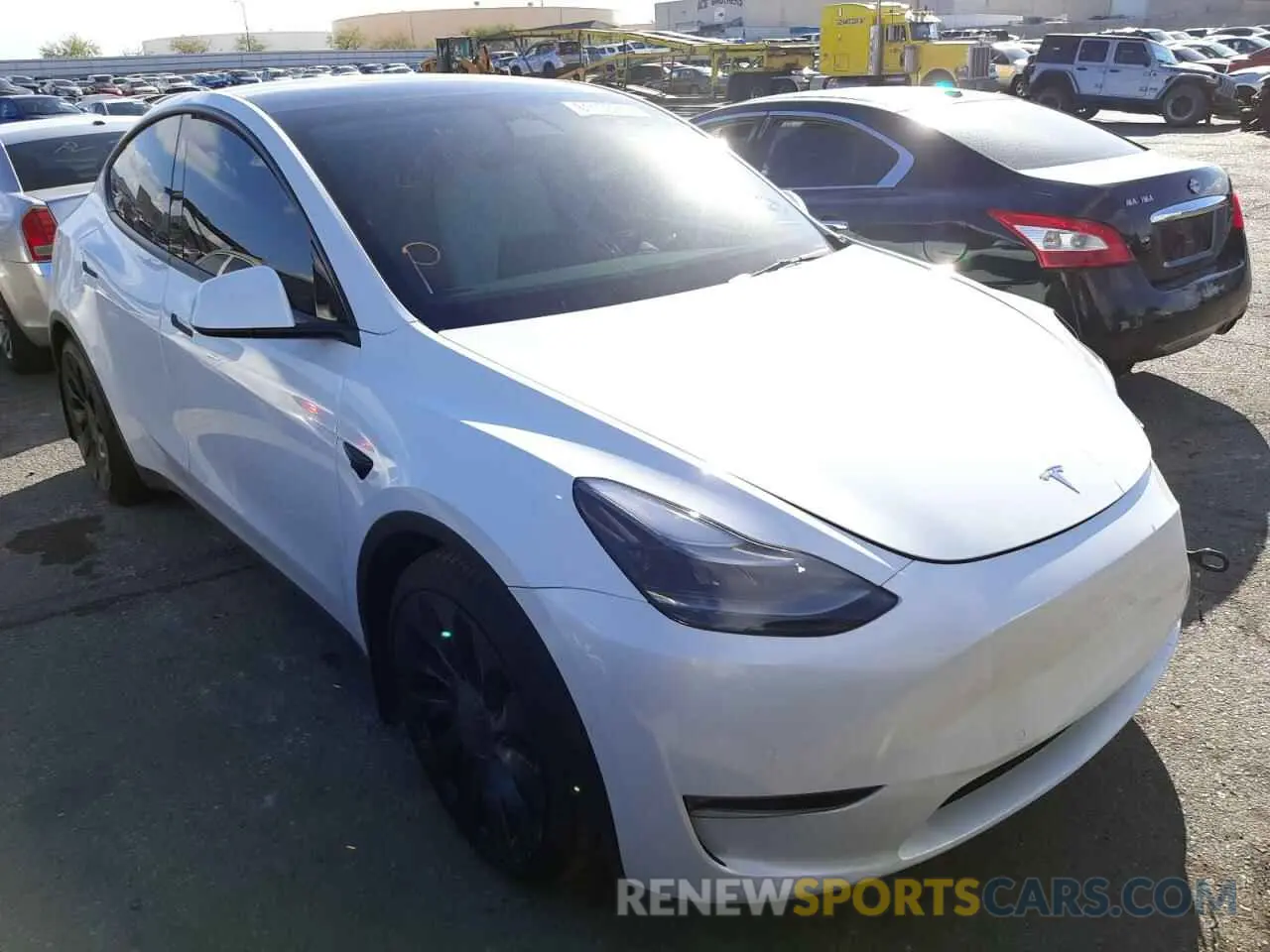 1 fotografías del automóvil dañado 7SAYGDEF1NF488387 TESLA MODEL Y 2022