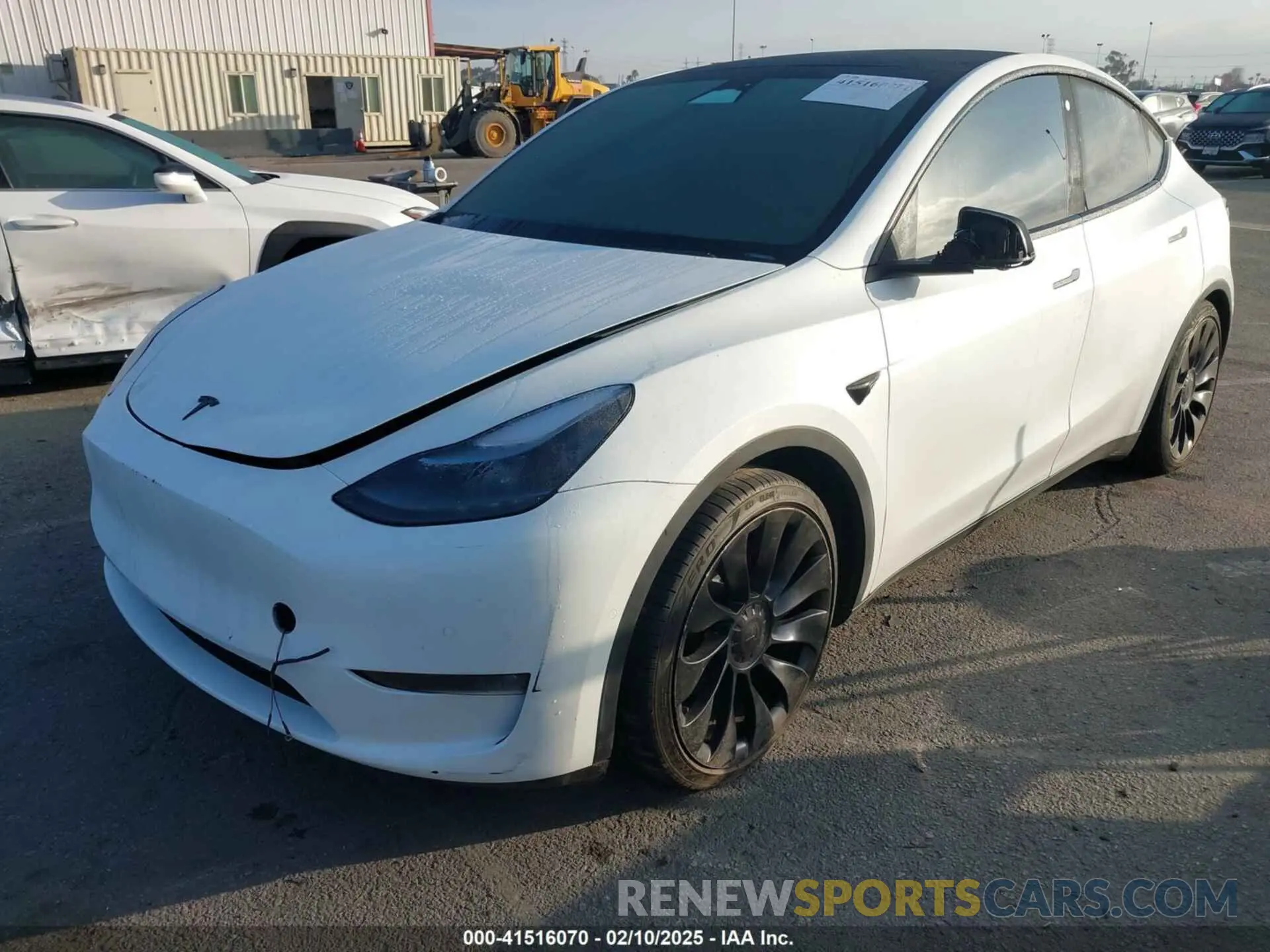 2 fotografías del automóvil dañado 7SAYGDEF1NF559572 TESLA MODEL Y 2022