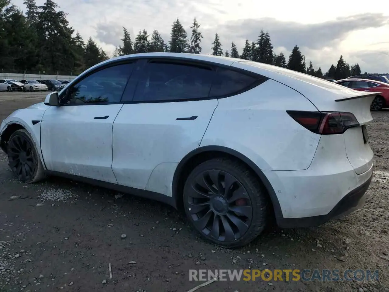 2 fotografías del automóvil dañado 7SAYGDEF2NF325084 TESLA MODEL Y 2022