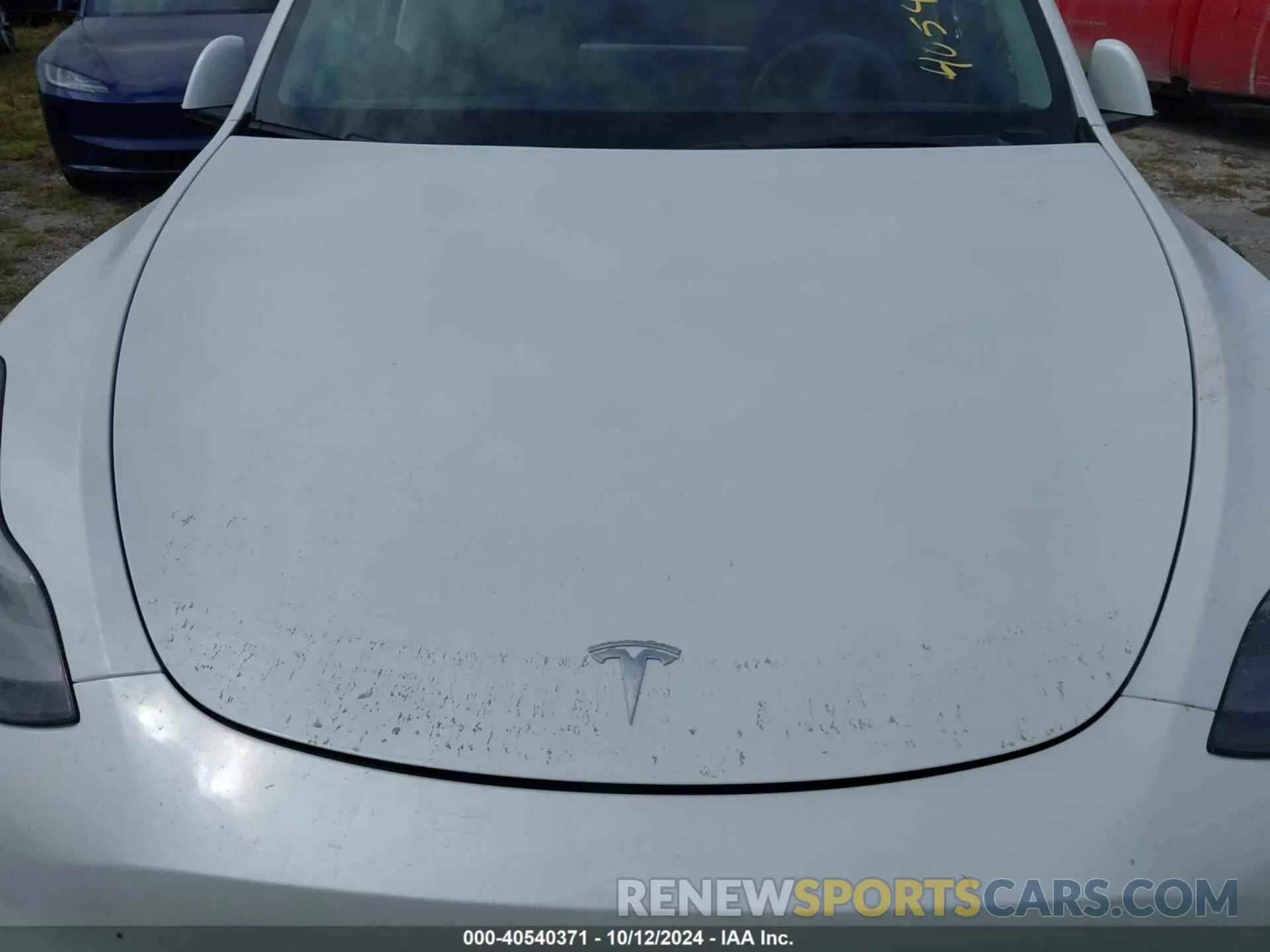 10 fotografías del automóvil dañado 7SAYGDEF2NF327711 TESLA MODEL Y 2022
