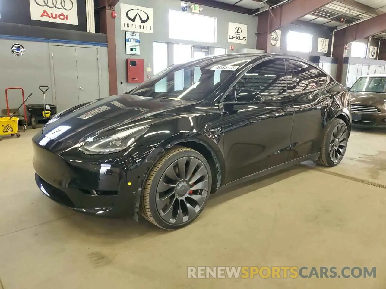 1 fotografías del automóvil dañado 7SAYGDEF2NF341379 TESLA MODEL Y 2022