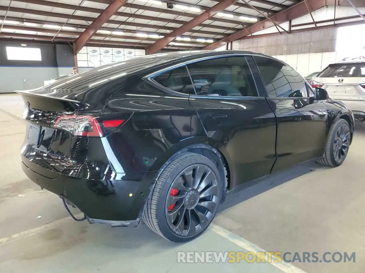 3 fotografías del automóvil dañado 7SAYGDEF2NF341379 TESLA MODEL Y 2022