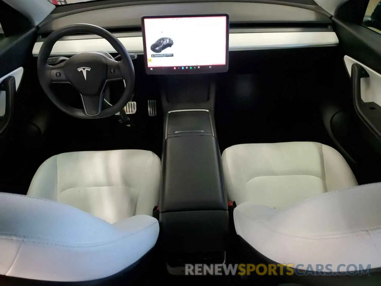 8 fotografías del automóvil dañado 7SAYGDEF2NF341379 TESLA MODEL Y 2022