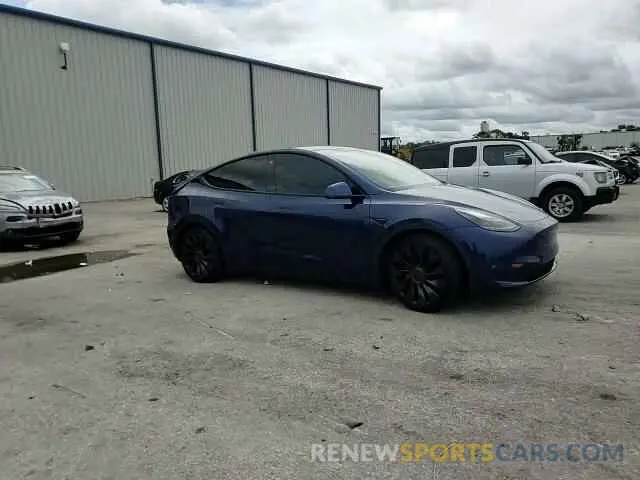 13 fotografías del automóvil dañado 7SAYGDEF2NF377637 TESLA MODEL Y 2022