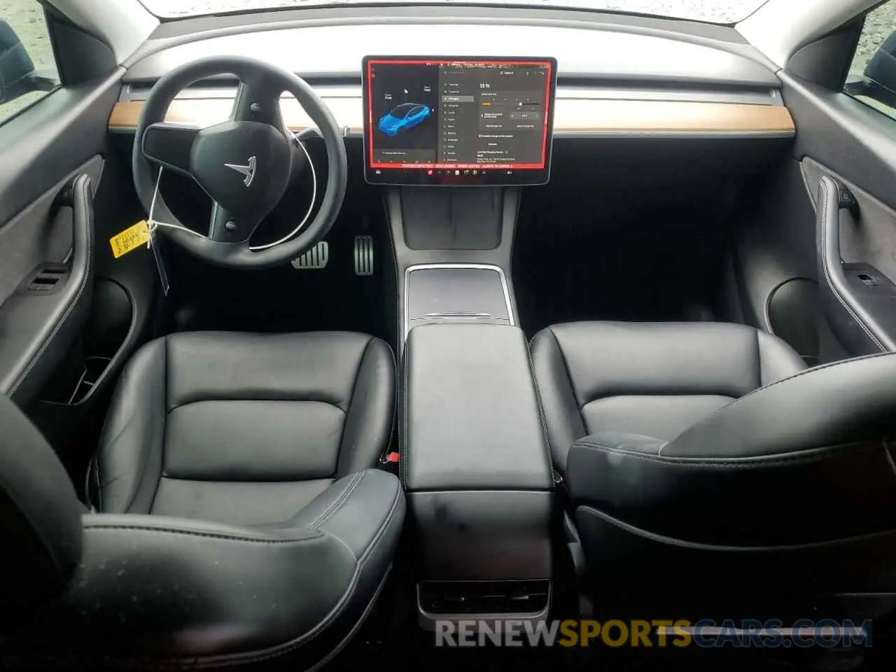 8 fotografías del automóvil dañado 7SAYGDEF2NF377637 TESLA MODEL Y 2022