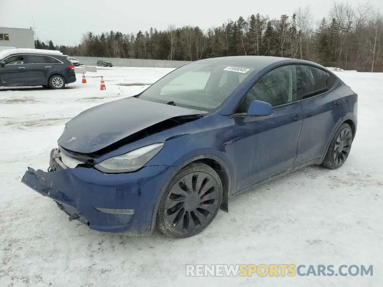 1 fotografías del automóvil dañado 7SAYGDEF2NF379632 TESLA MODEL Y 2022