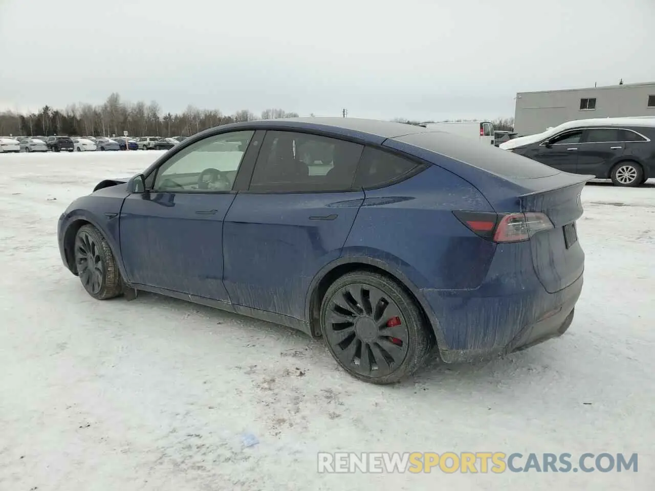 2 fotografías del automóvil dañado 7SAYGDEF2NF379632 TESLA MODEL Y 2022