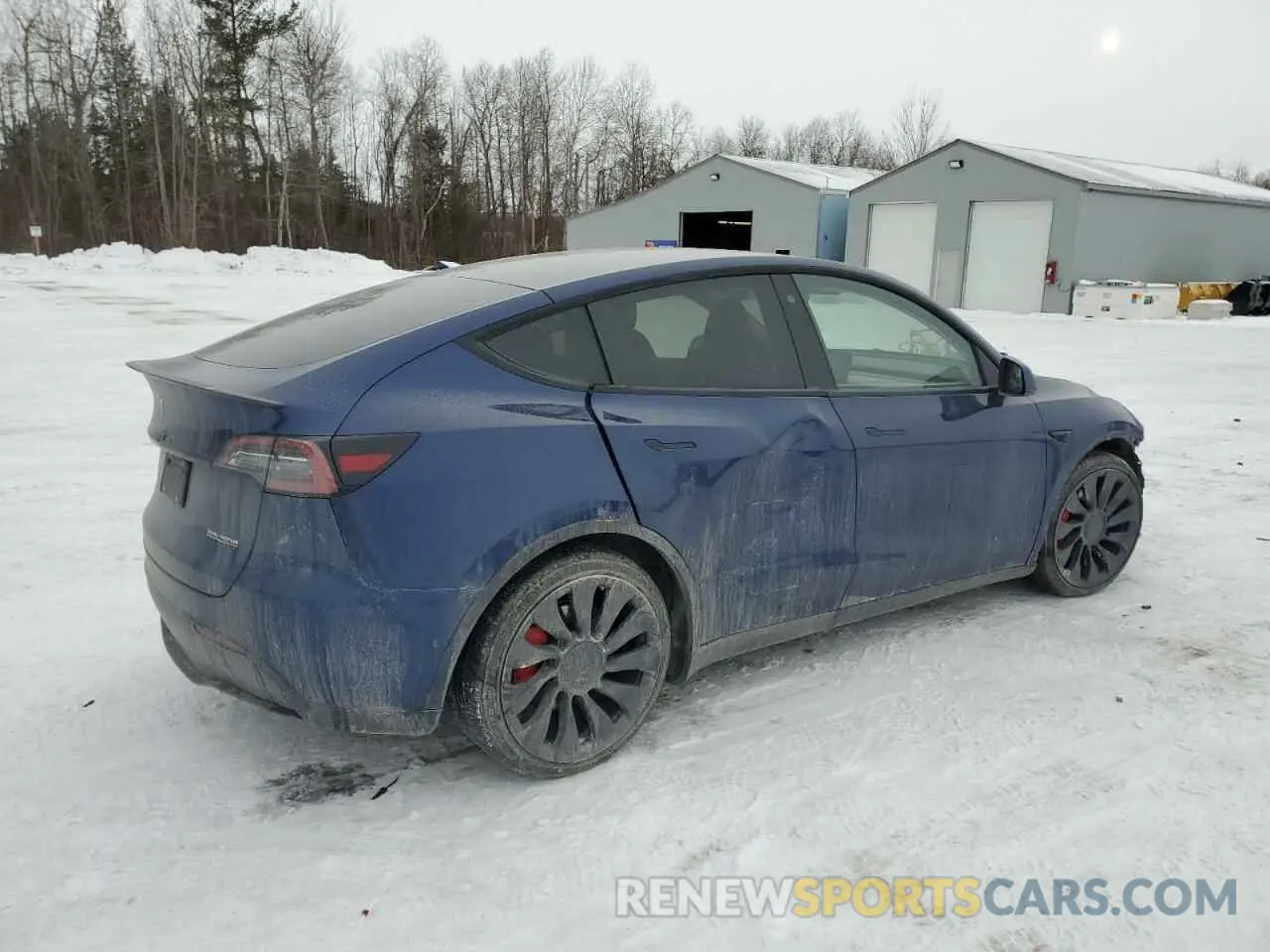 3 fotografías del automóvil dañado 7SAYGDEF2NF379632 TESLA MODEL Y 2022