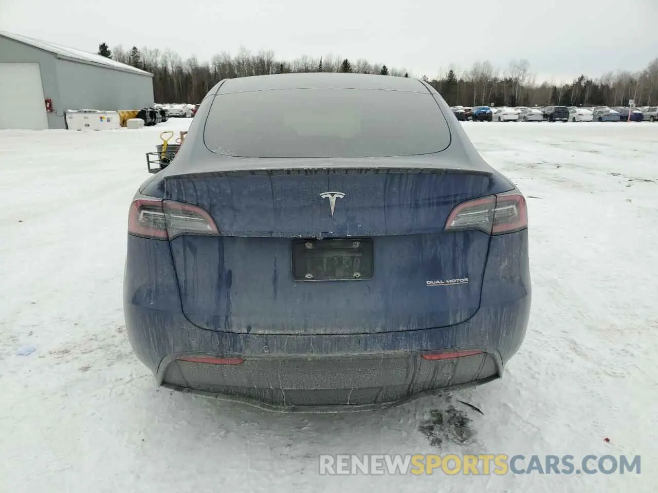6 fotografías del automóvil dañado 7SAYGDEF2NF379632 TESLA MODEL Y 2022
